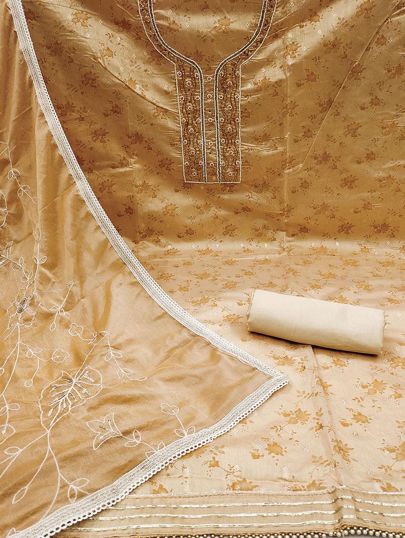 women embroidered unstitched suit set - 21467563 - Standard Image - 1