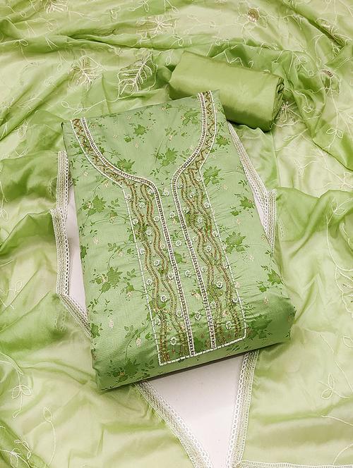 women embroidered unstitched suit set - 21467565 - Standard Image - 0