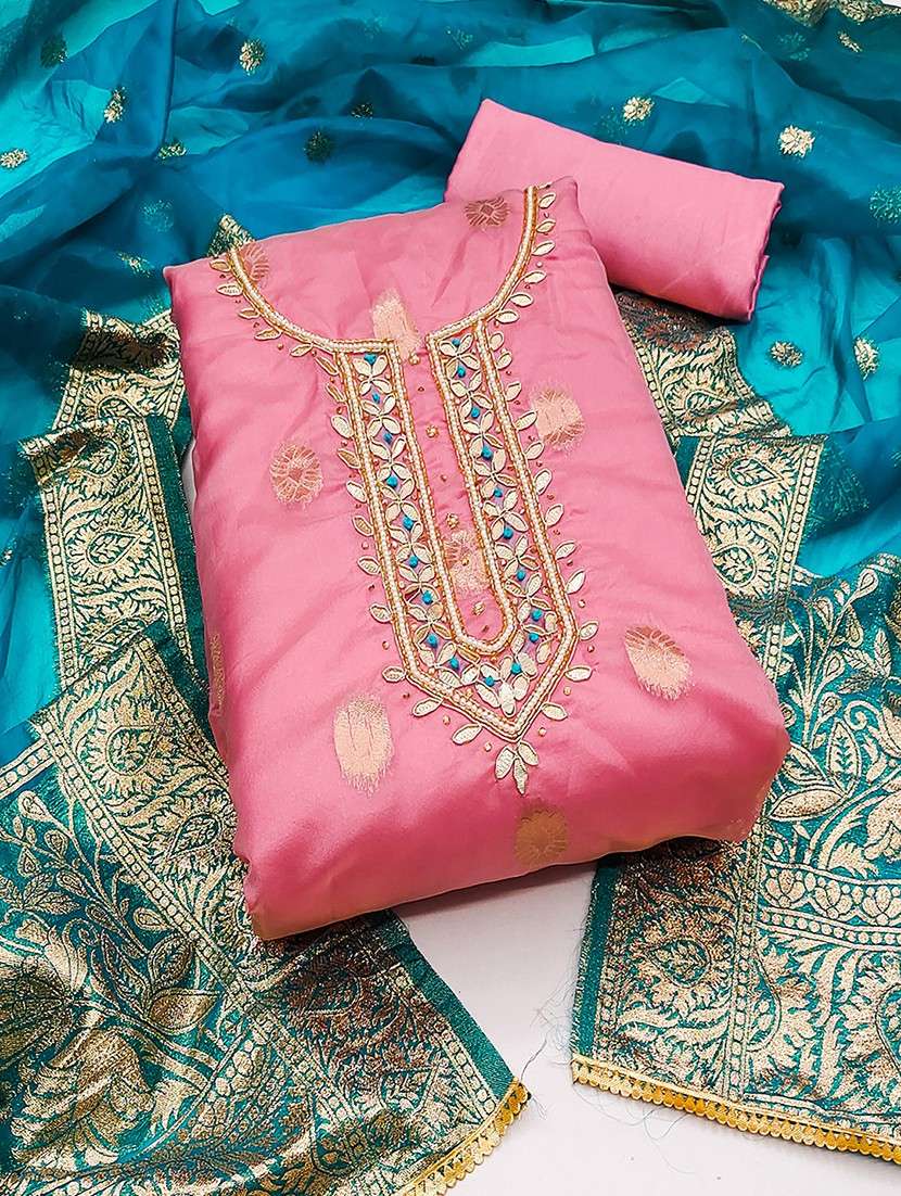 women embroidered unstitched suit set - 21467568 -  Zoom Image - 0