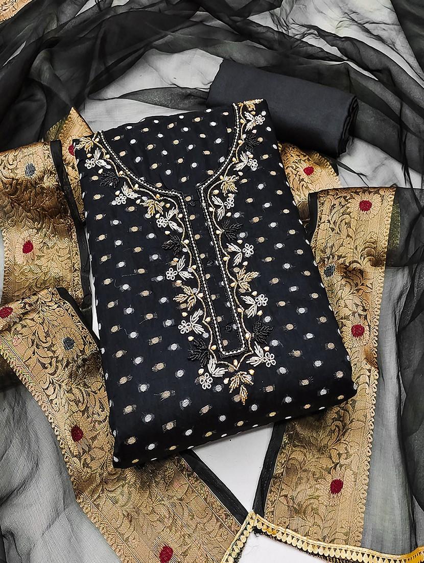 women embroidered unstitched suit set - 21467585 - Zoom Image - 0