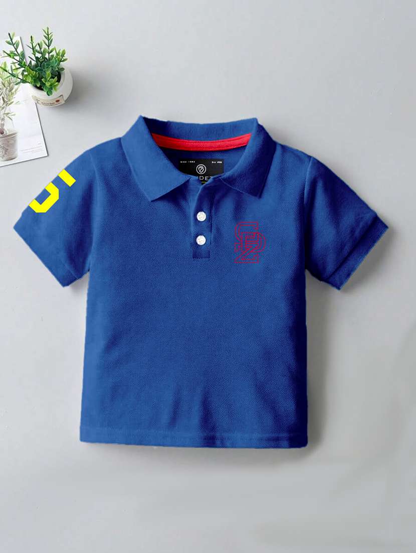 boys polo neck self-designed set of 2 t-shirt combo - 21467791 -  Standard Image - 1