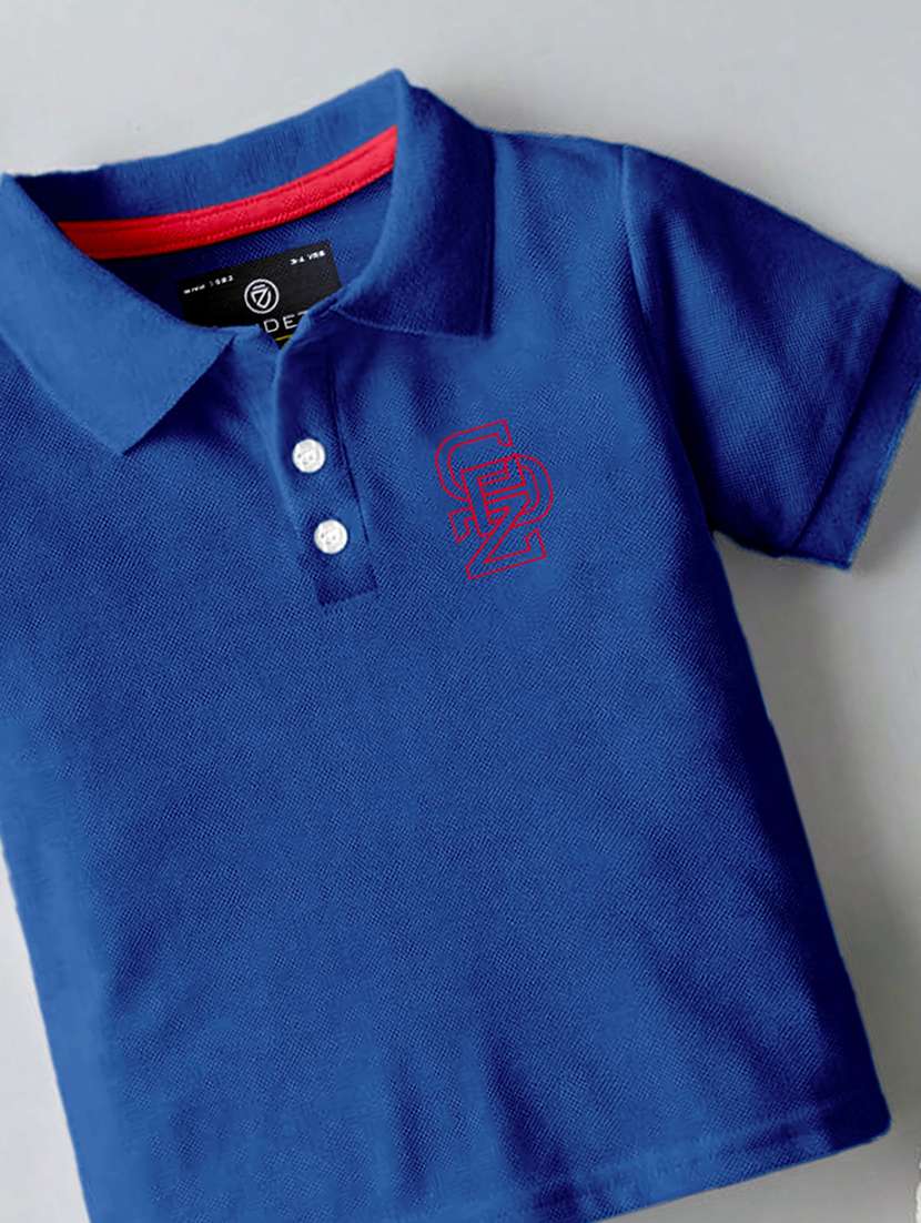 boys polo neck placement printed set of 2 casual t-shirt - 21467804 -  Standard Image - 4