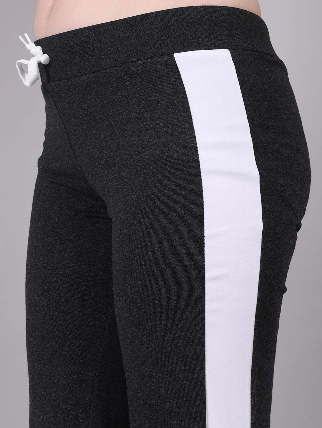 women tapered mid rise track pant - 21468204 -  Standard Image - 4