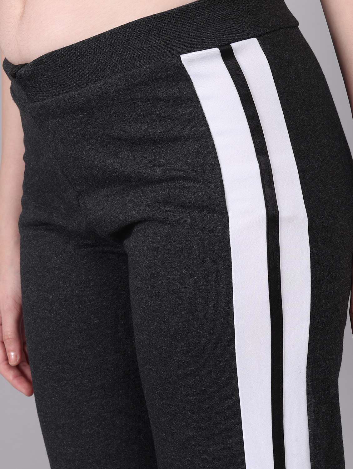 women tapered mid rise track pant - 21468207 -  Standard Image - 4