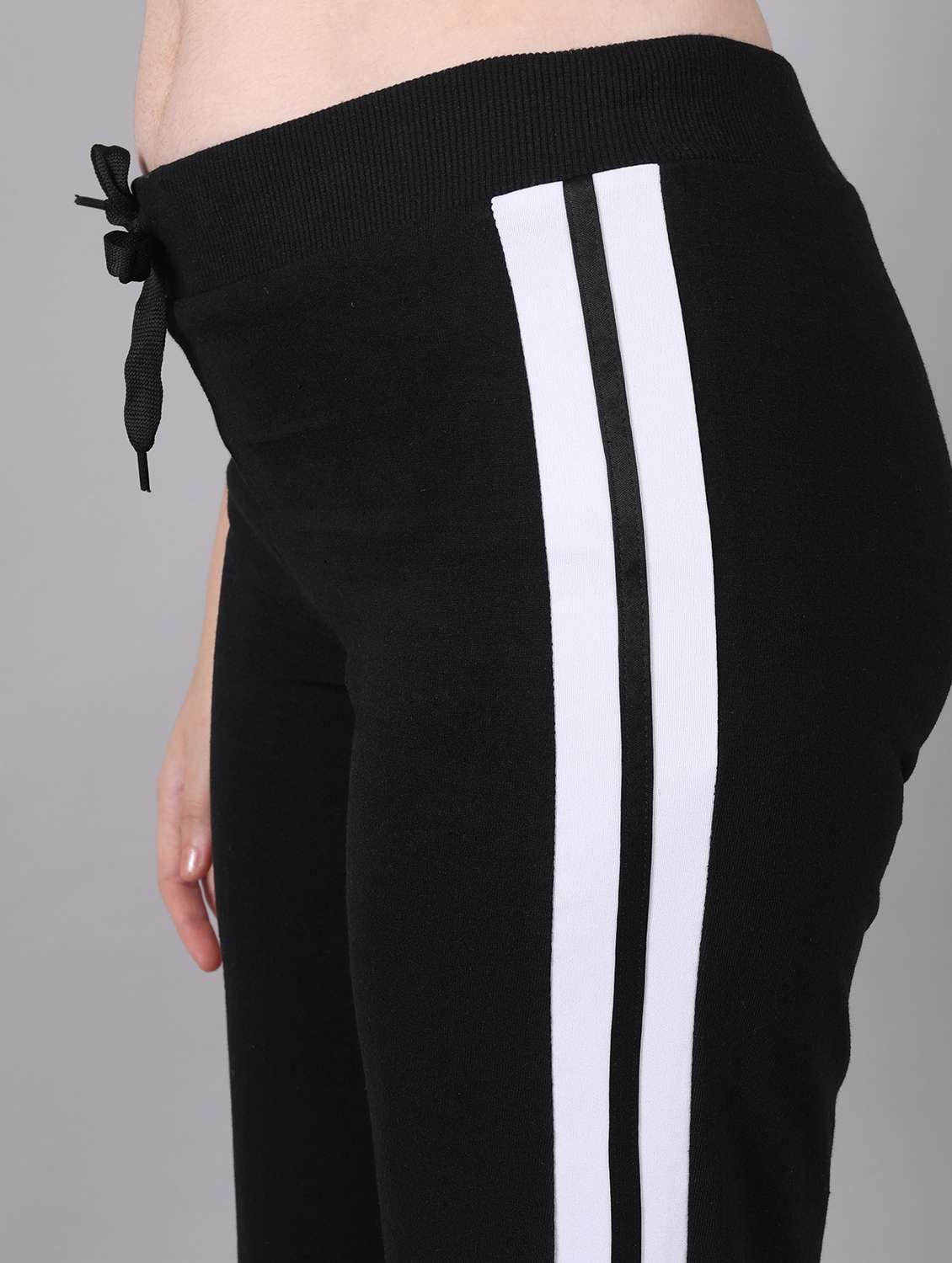 women tapered mid rise track pant - 21468208 -  Standard Image - 4