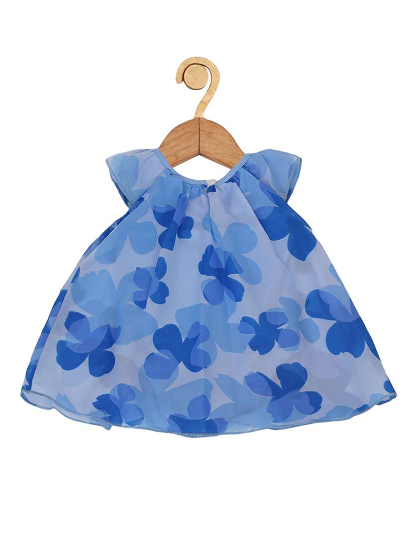 girls round neck printed frock - 21469465 -  Standard Image - 1