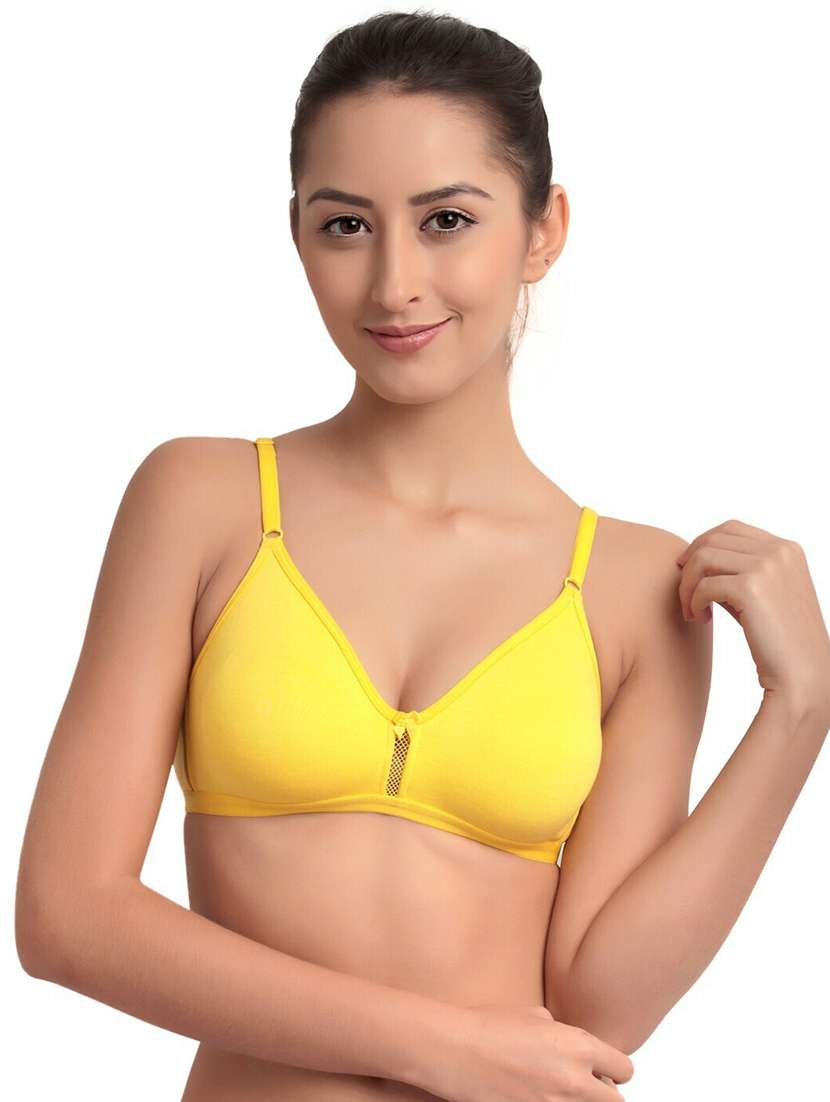 women pack of 2 solid t-shirt bra - 21470599 -  Standard Image - 1