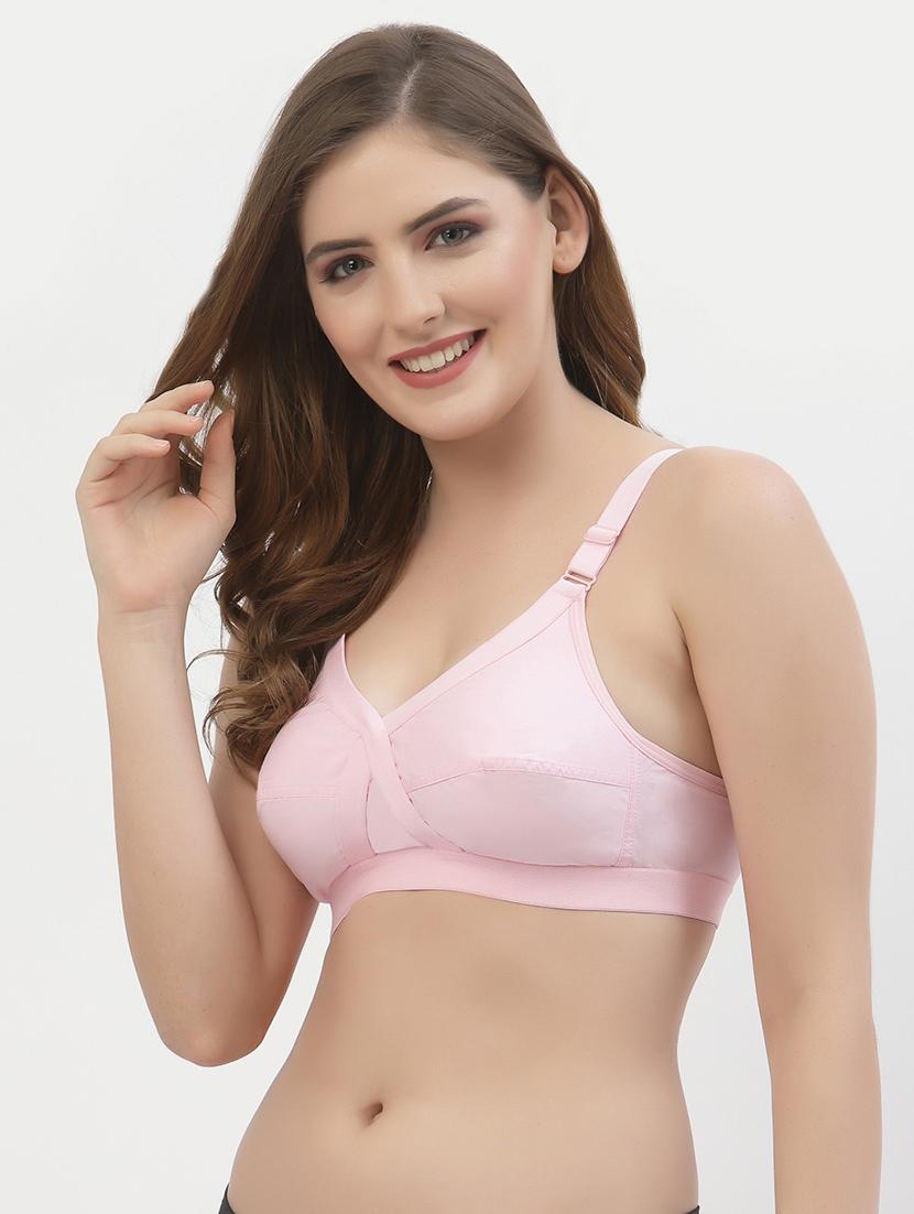 women pack of 2 solid regular bra - 21470738 - Standard Image - 1