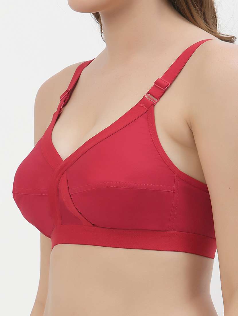women pack of 2 solid regular bra - 21470755 -  Standard Image - 4