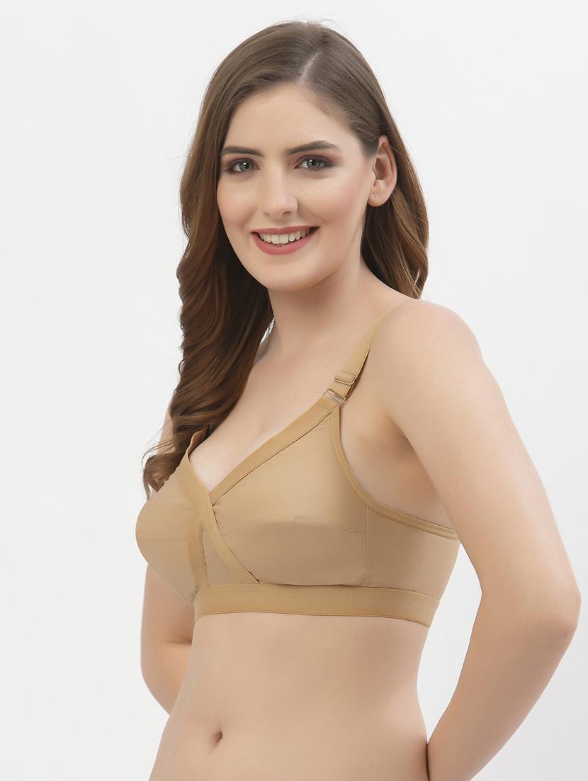 women pack of 2 cotton regular bra - 21470763 - Standard Image - 1