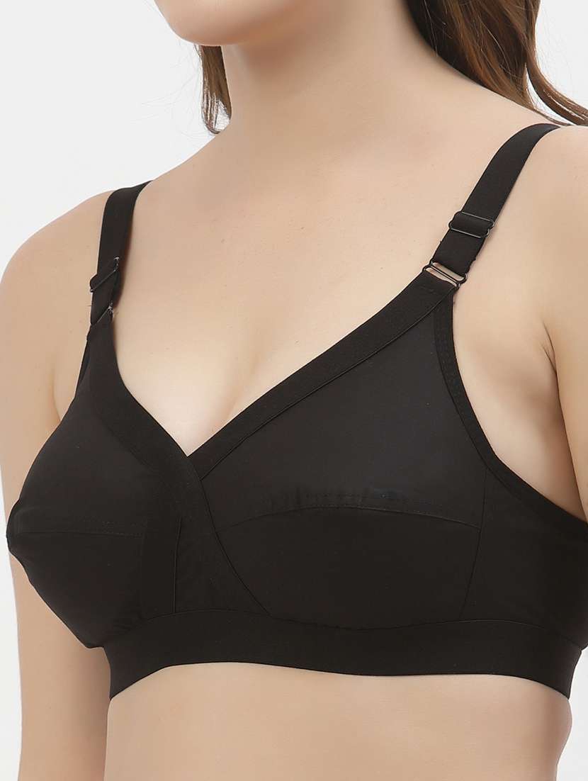 women pack of 2 solid regular bra - 21470777 -  Standard Image - 4