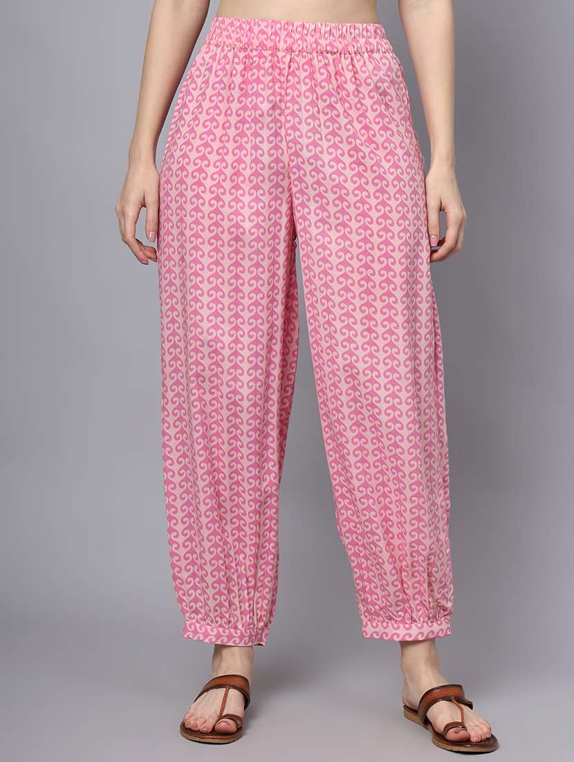 women pink printed co-ord set - 21473452 - Standard Image - 4