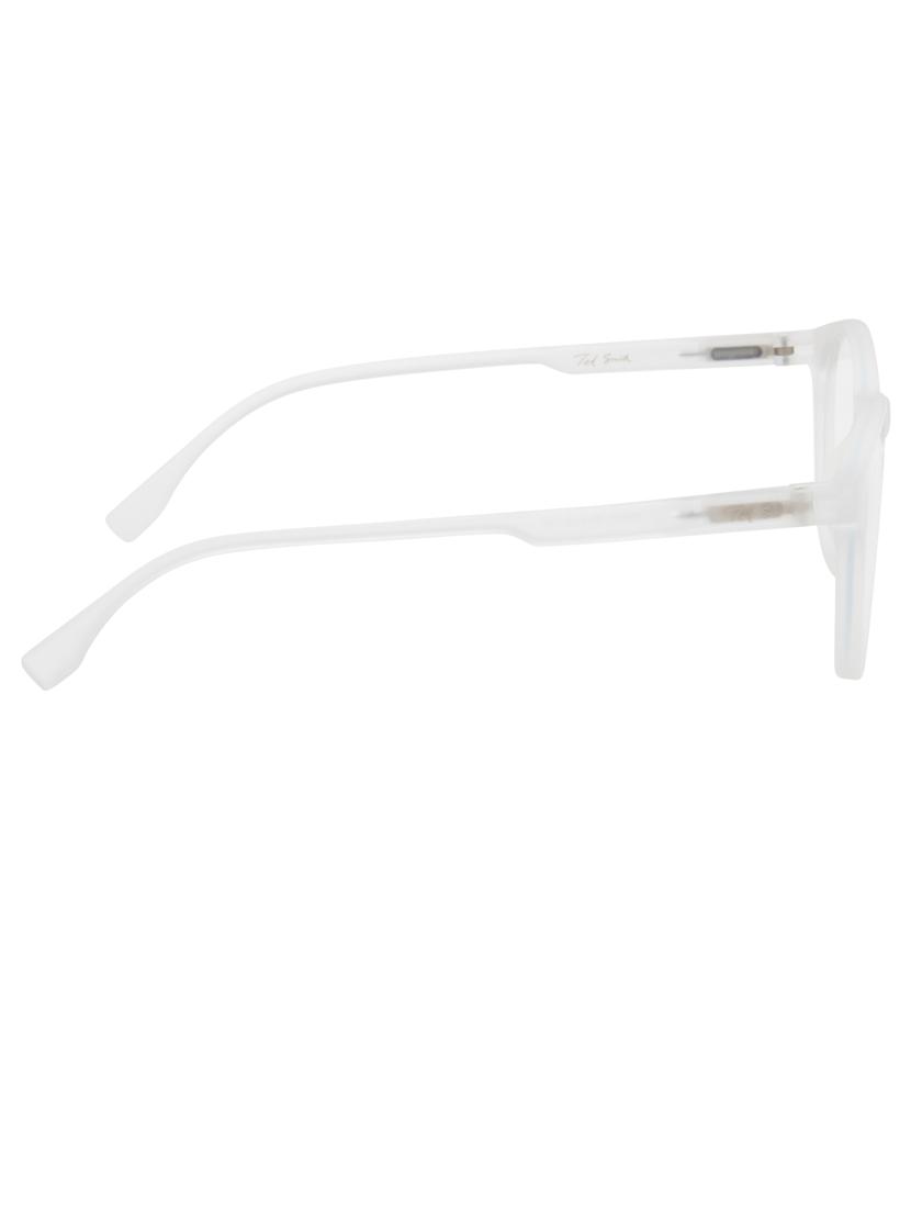 ted smith hustle bluecut & antiglare computer eyeglasses| round|blue light blocking| white casual spectacles| 50-19-140 - 21473767 - Standard Image - 4
