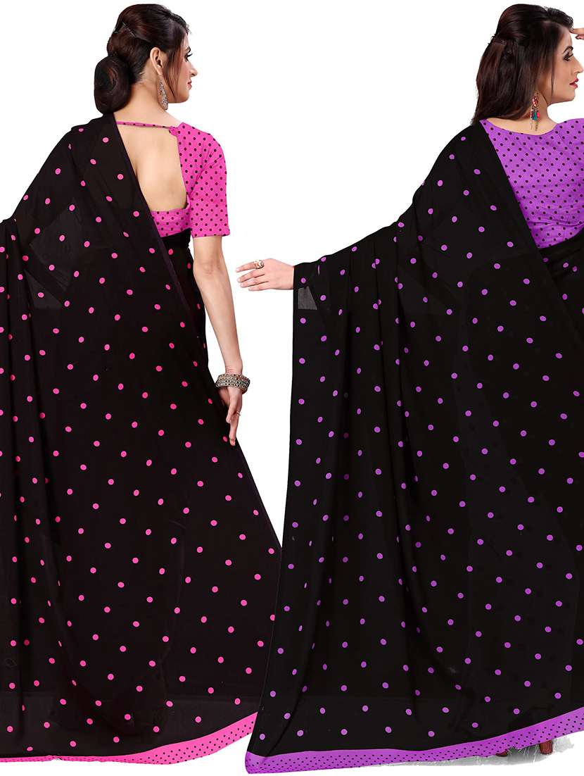 women pack of 2 casual wear combo sarees with blouse - 21478198 -  Standard Image - 1