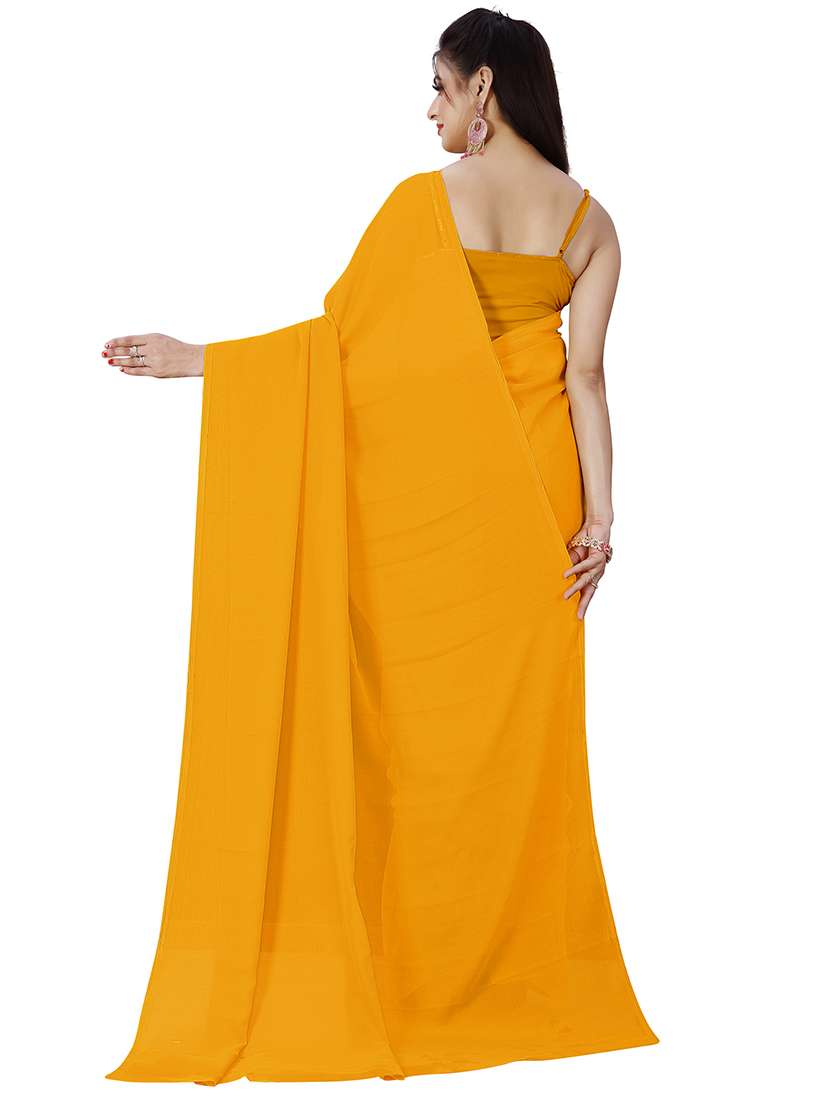 women casual wear georgette saree with blouse - 21478452 -  Standard Image - 1