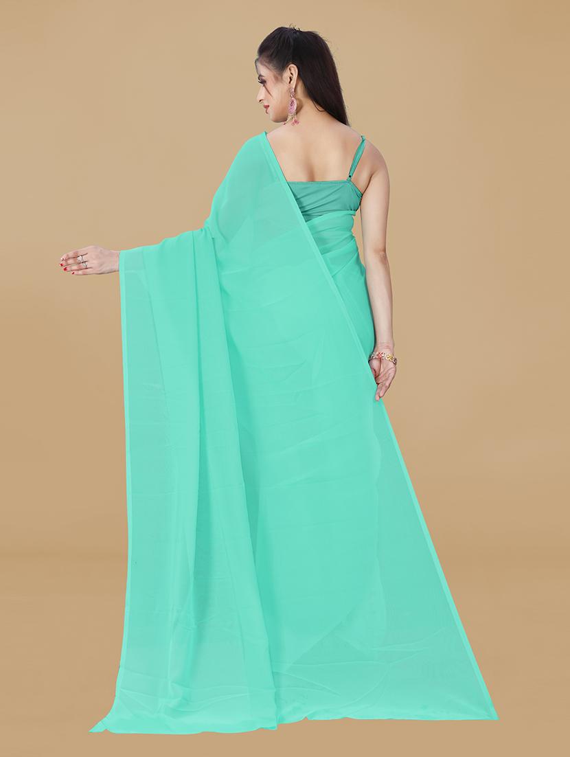 women casual wear georgette saree with blouse - 21478456 -  Standard Image - 1