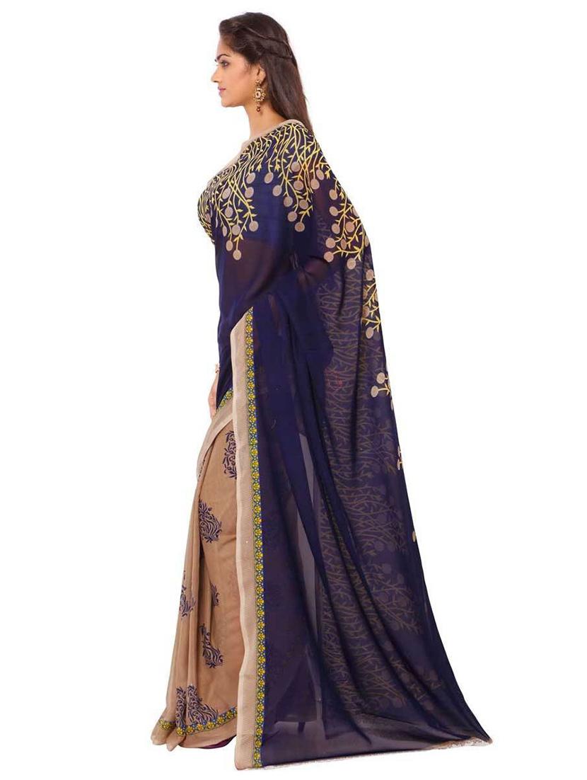 women pack of 2 casual wear combo sarees with blouse - 21478969 -  Standard Image - 1