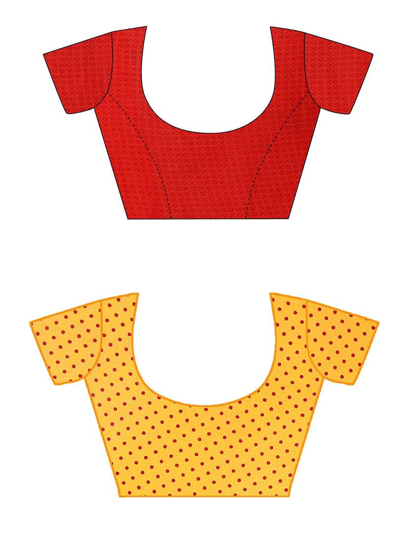 women pack of 2 casual wear combo sarees with blouse - 21479617 -  Standard Image - 1