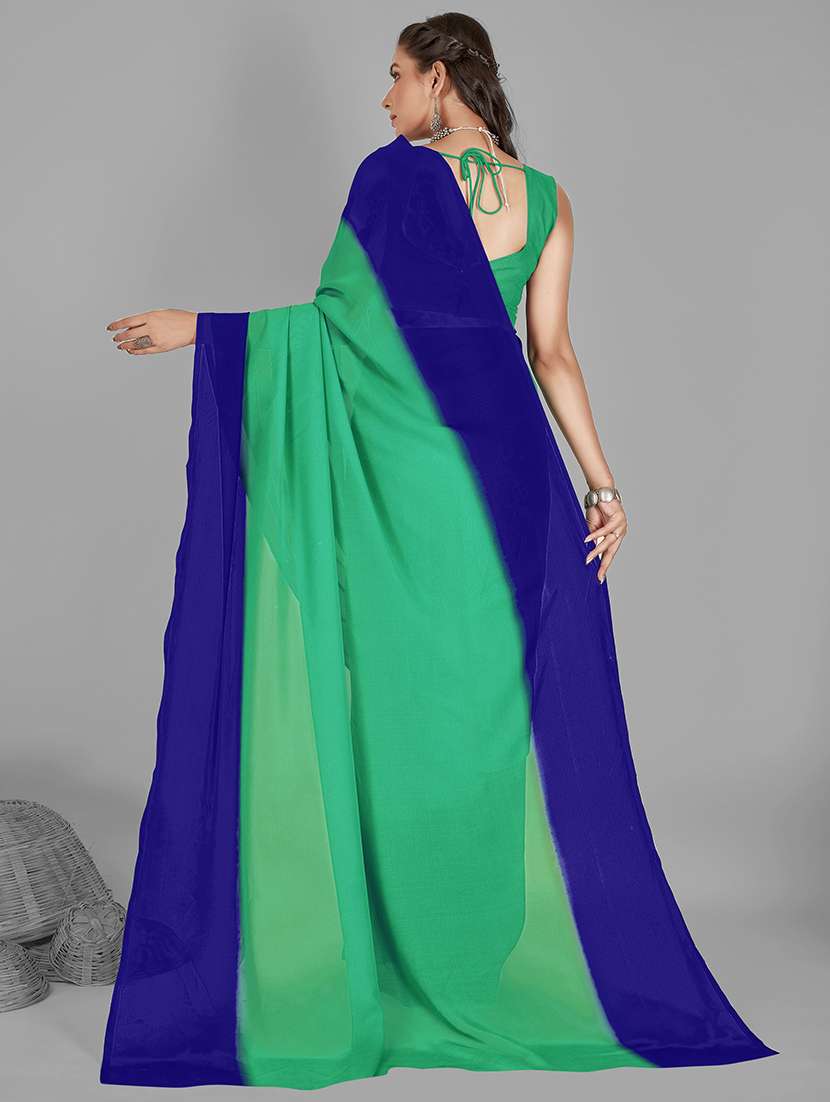 women casual wear georgette saree with blouse - 21480660 -  Standard Image - 1
