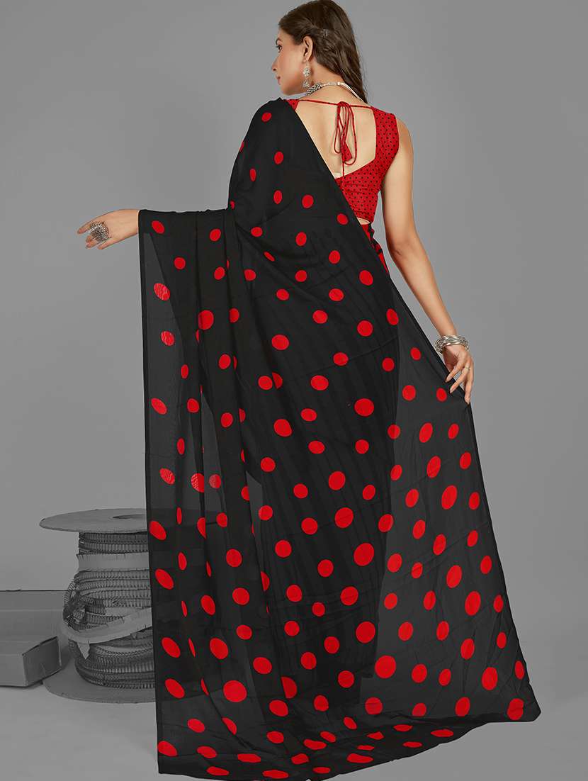 women casual wear georgette saree with blouse - 21480685 -  Standard Image - 1