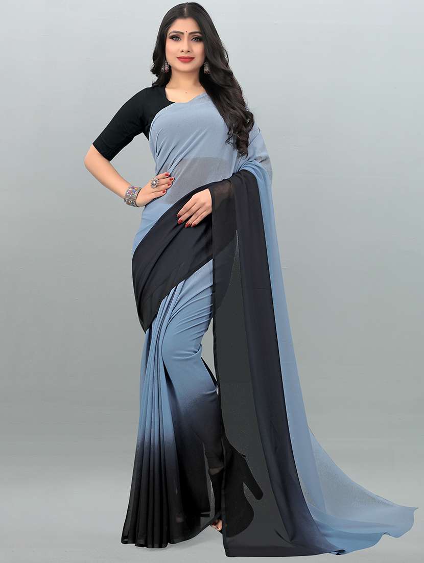 women ombre casual wear sarees with blouse