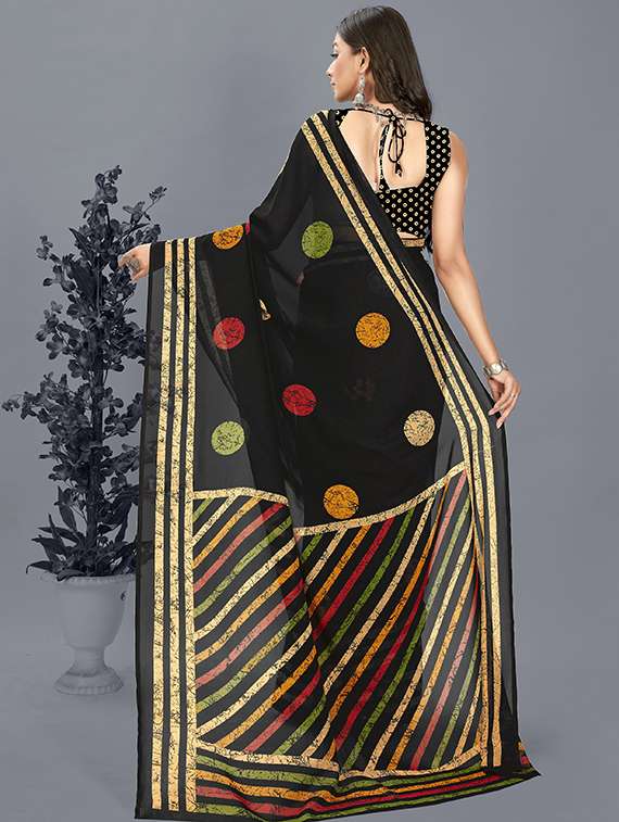 women printed casual wear sarees with blouse - 21480846 -  Standard Image - 1