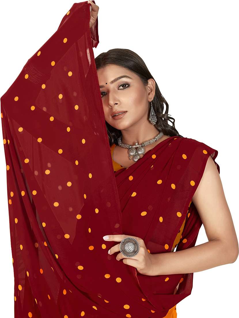 women printed casual wear sarees with blouse - 21480871 -  Standard Image - 1