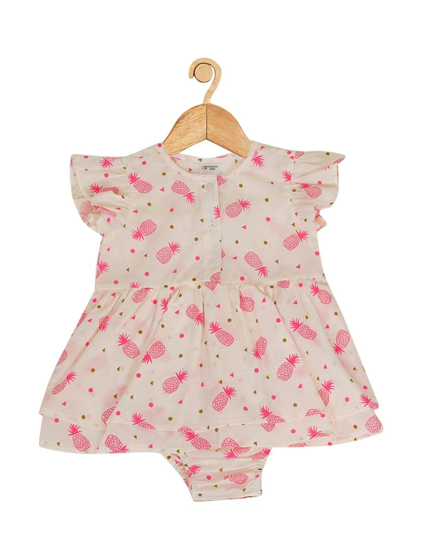 pack of 2 girl printed romper - 21481033 -  Standard Image - 4