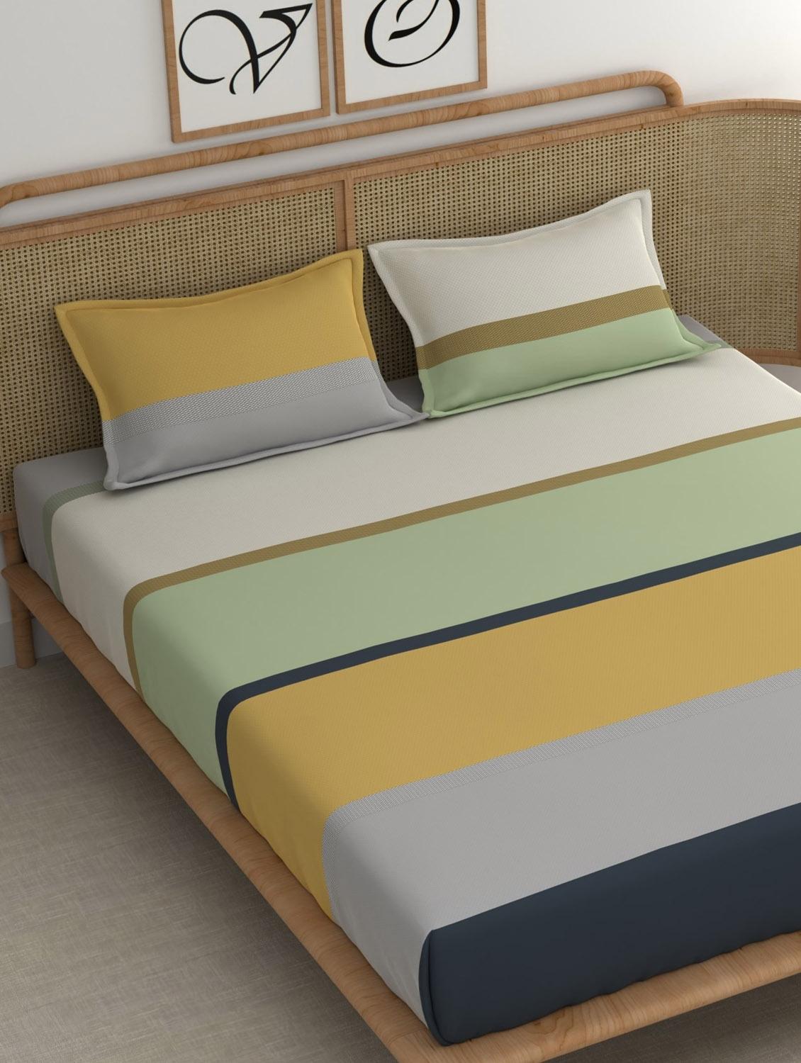 chhavi india 210 tc double king bedsheet - 21481791 - Standard Image - 1