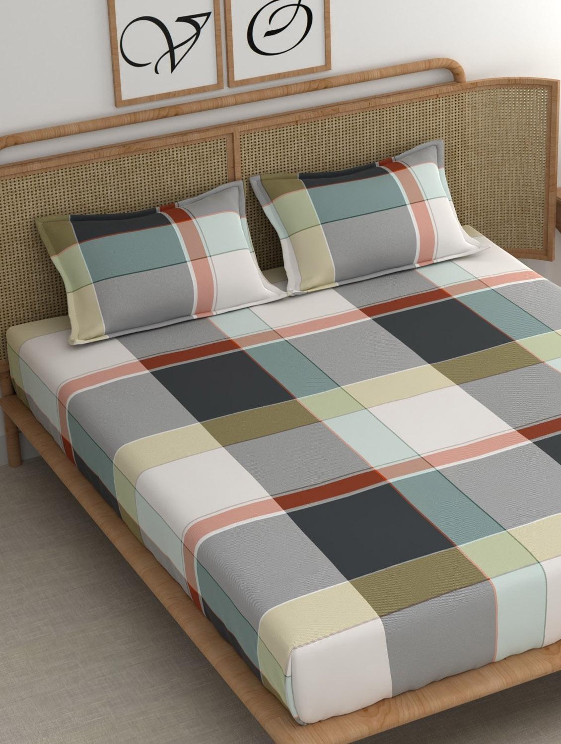 chhavi india 210 tc double king bedsheet - 21481821 -  Standard Image - 1