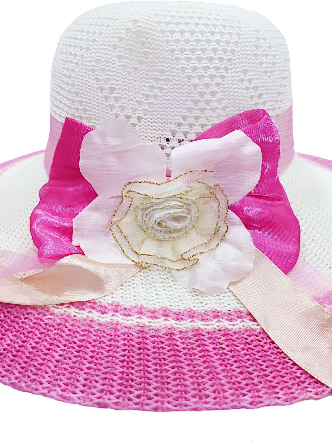 women pink sun hat - 21482088 - Standard Image - 4