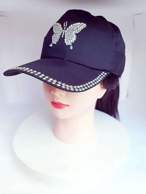 women black cotton cap