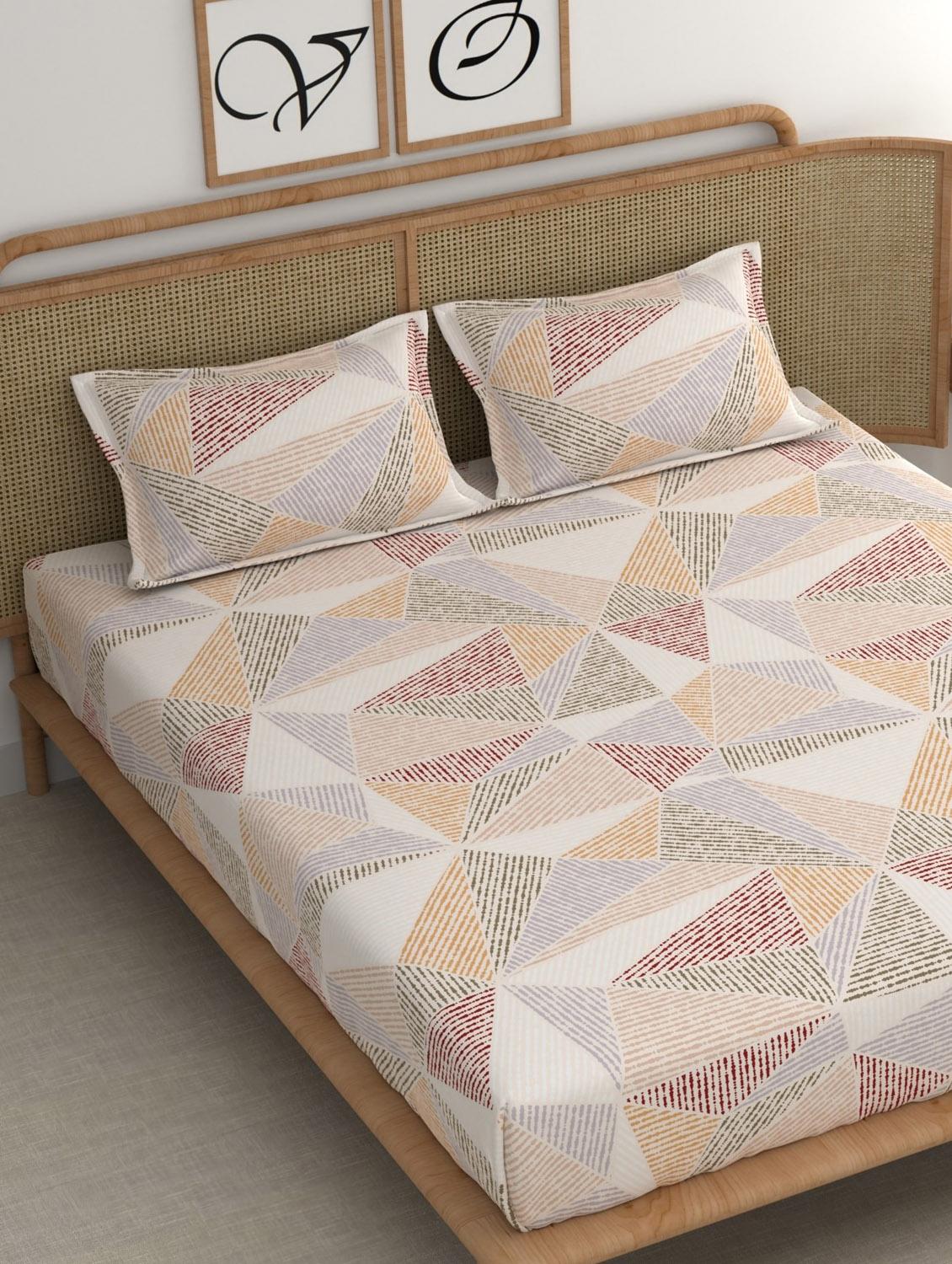 chhavi india 210 tc double king bedsheet - 21482555 -  Standard Image - 1