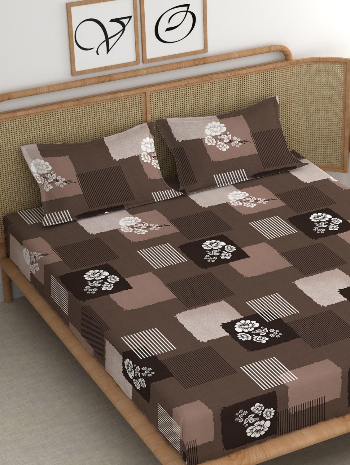 chhavi india 210 tc double king bedsheet - 21482794 - Standard Image - 1