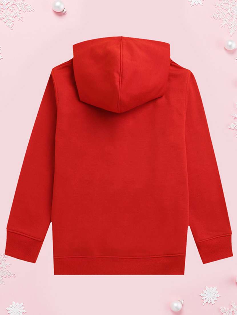 girls hooded neck long sleeves sweatshirts - 21482829 -  Standard Image - 1