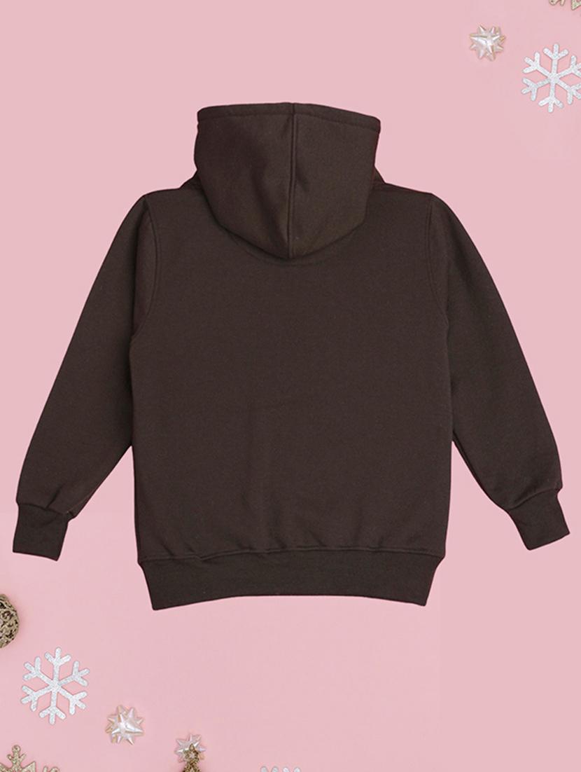 girls hooded neck long sleeves sweatshirts - 21482878 -  Standard Image - 1