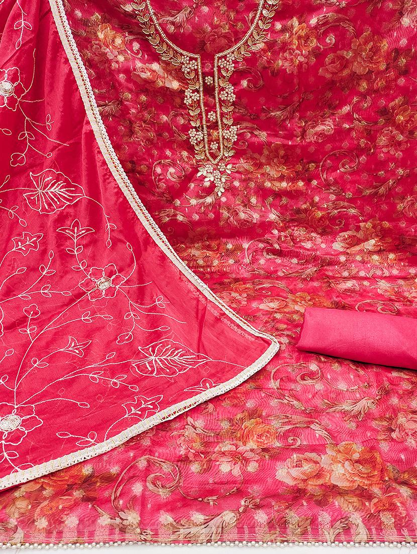 women printed unstitched suit set - 21482945 - Zoom Image - 0