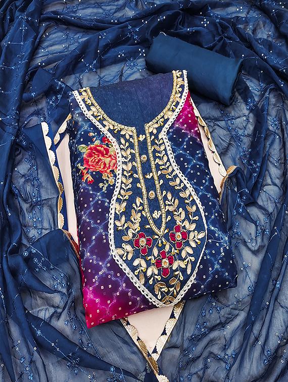 women embroidered unstitched suit set - 21483021 - Zoom Image - 0
