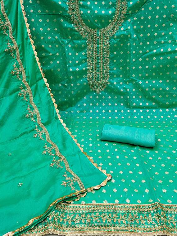 women embroidered unstitched suit set - 21483048 -  Standard Image - 1