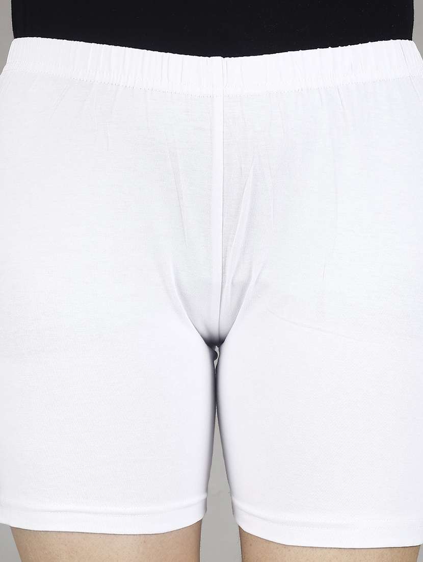 women pack of 3 solid cycling shorts - 21483081 -  Standard Image - 6
