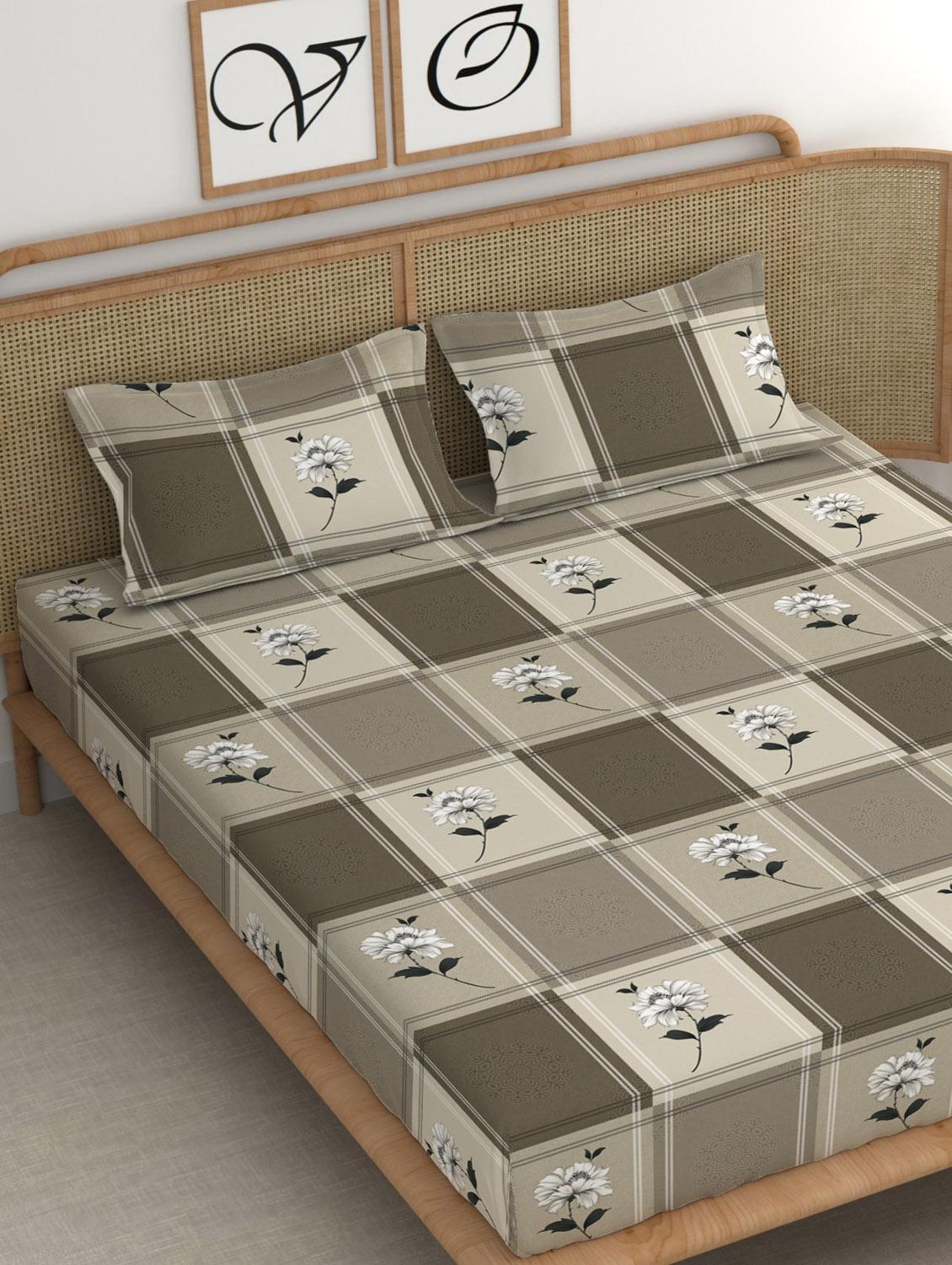 chhavi india 210 tc double king bedsheet - 21483285 -  Standard Image - 1