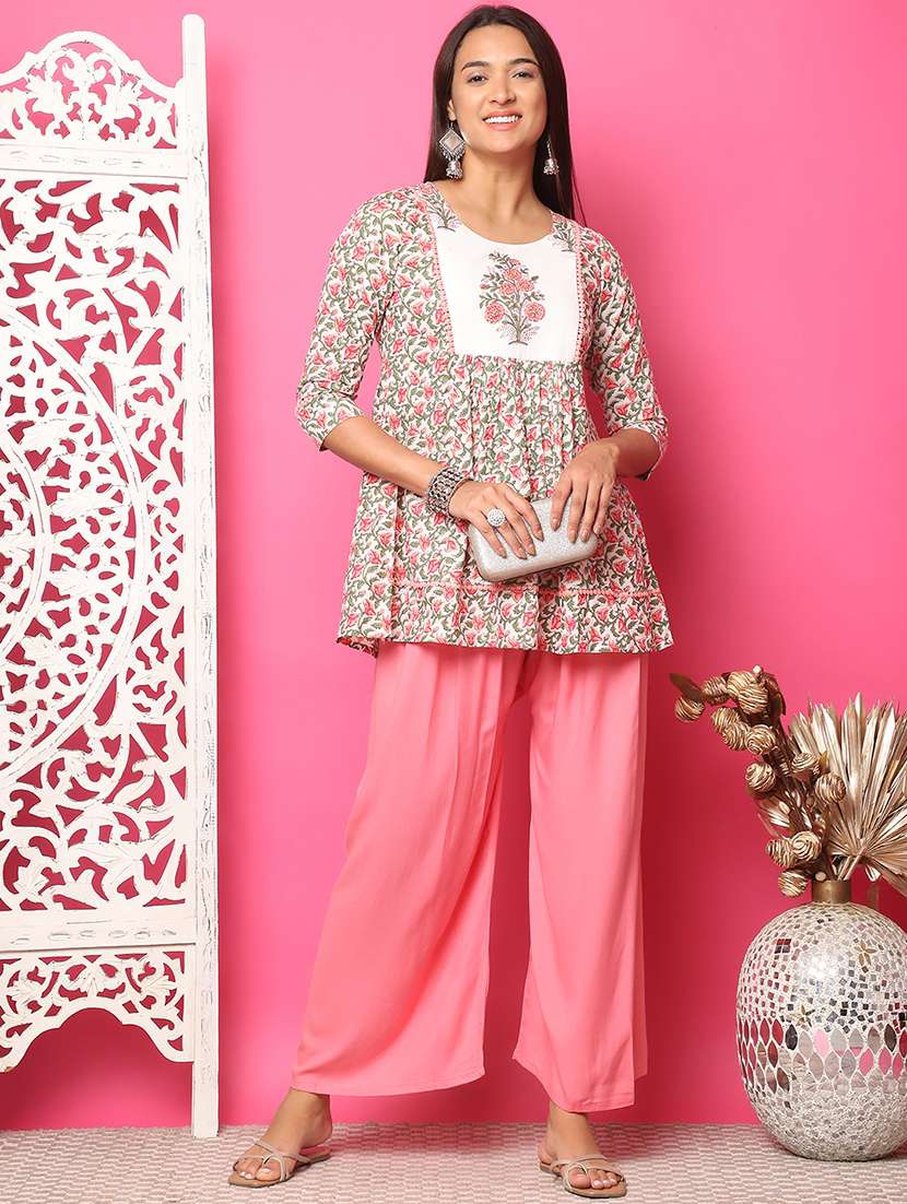 women solid rayon straight palazzo - 21483491 -  Standard Image - 4