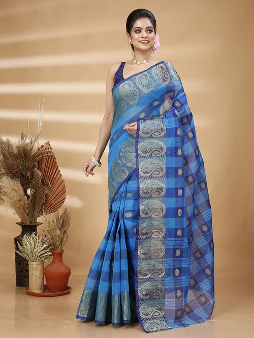 women self design tant saree - 21483500 - Standard Image - 0