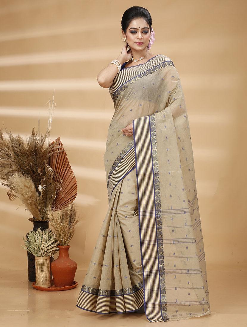 women self design tant saree - 21483523 - Standard Image - 1