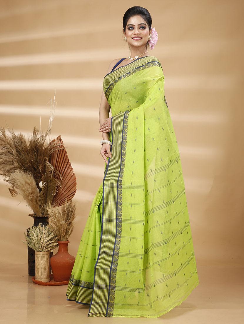 women self design tant saree - 21483524 - Standard Image - 1