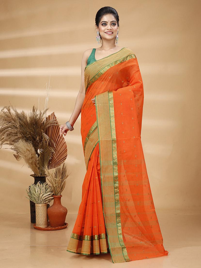 women self design tant saree - 21483526 - Zoom Image - 0