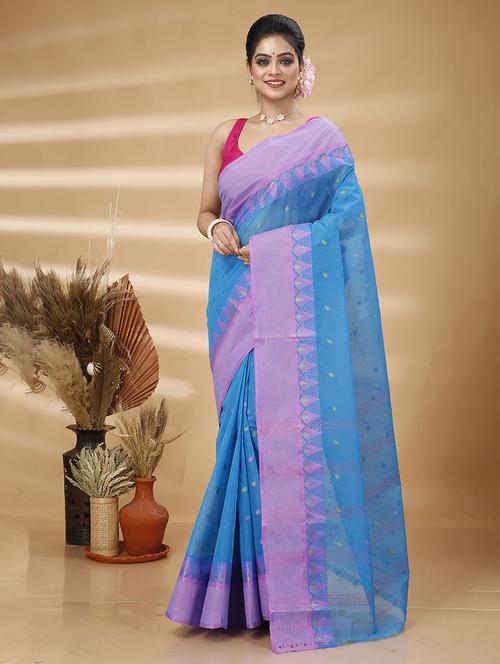 women self design tant saree - 21483546 - Standard Image - 0