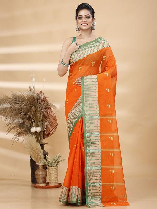 women self design tant saree - 21483565 -  Standard Image - 0