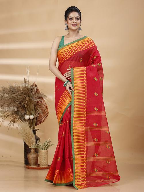 women self design tant saree - 21483566 -  Standard Image - 0