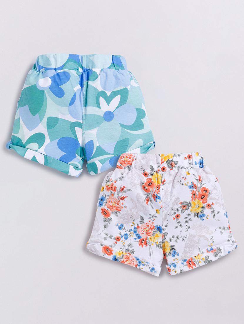 kids pack of 2 printed shorts  - 21484503 -  Standard Image - 1
